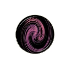 A Pink Purple Swirl Fractal And Flame Style Hat Clip Ball Marker (4 Pack) by Simbadda