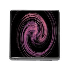 A Pink Purple Swirl Fractal And Flame Style Memory Card Reader (square) by Simbadda