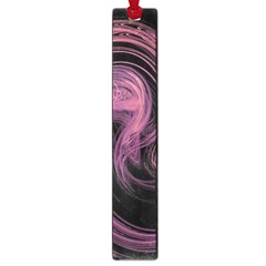 A Pink Purple Swirl Fractal And Flame Style Large Book Marks by Simbadda