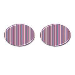 Lines Cufflinks (oval)