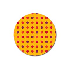 Polka Dots  Magnet 3  (round)