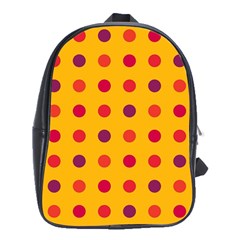 Polka Dots  School Bags (xl)  by Valentinaart