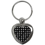 Polka dots  Key Chains (Heart)  Front