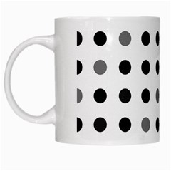 Polka Dots  White Mugs