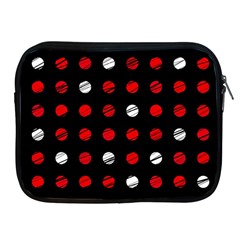 Polka Dots  Apple Ipad 2/3/4 Zipper Cases by Valentinaart