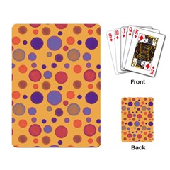 Polka Dots Playing Card