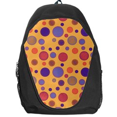 Polka Dots Backpack Bag by Valentinaart