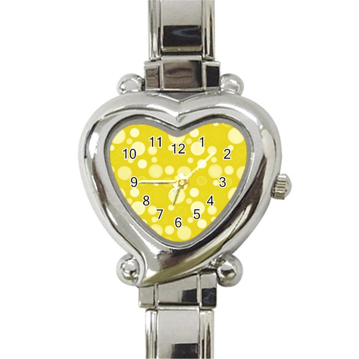 Polka dots Heart Italian Charm Watch