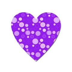 Polka Dots Heart Magnet by Valentinaart