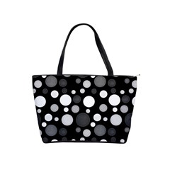 Polka Dots Shoulder Handbags by Valentinaart