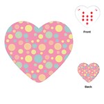 Polka dots Playing Cards (Heart)  Front