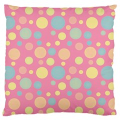 Polka Dots Standard Flano Cushion Case (one Side) by Valentinaart