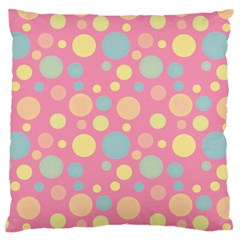 Polka Dots Standard Flano Cushion Case (two Sides) by Valentinaart