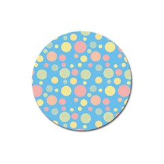 Polka Dots Magnet 3  (round)