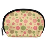 Polka dots Accessory Pouches (Large)  Front