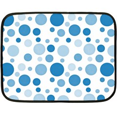 Polka Dots Fleece Blanket (mini) by Valentinaart