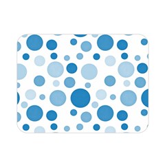 Polka Dots Double Sided Flano Blanket (mini)  by Valentinaart