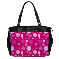 Polka Dots Office Handbags by Valentinaart