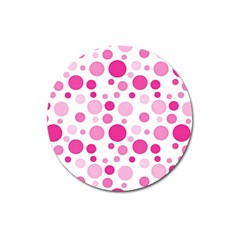 Polka Dots Magnet 3  (round)