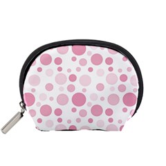 Polka Dots Accessory Pouches (small)  by Valentinaart