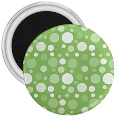 Polka Dots 3  Magnets by Valentinaart