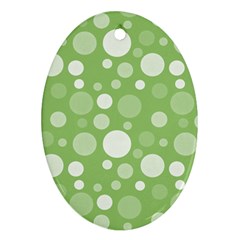 Polka Dots Ornament (oval)
