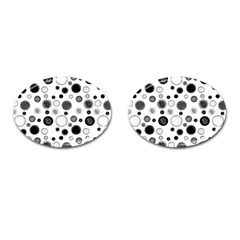 Polka dots Cufflinks (Oval)