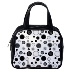 Polka dots Classic Handbags (One Side)