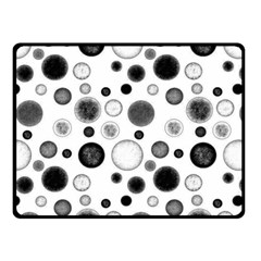 Polka dots Fleece Blanket (Small)