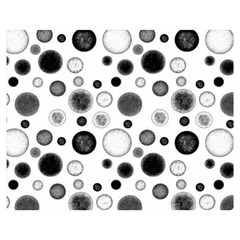 Polka dots Double Sided Flano Blanket (Medium) 