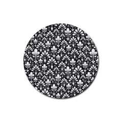 Pattern Rubber Round Coaster (4 Pack) 