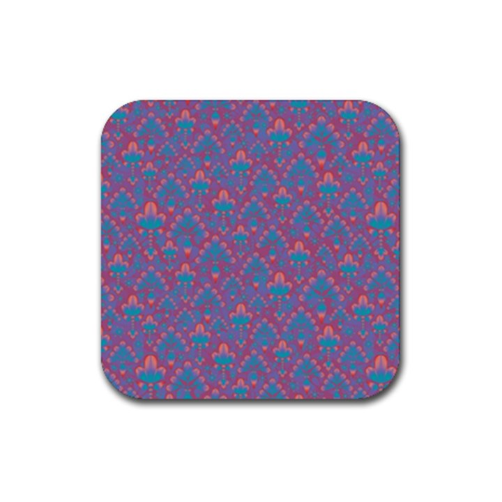 Pattern Rubber Coaster (Square) 