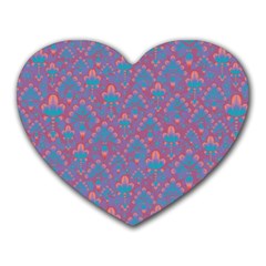 Pattern Heart Mousepads