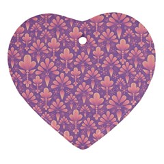 Pattern Heart Ornament (two Sides) by Valentinaart