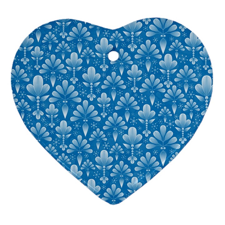 Pattern Heart Ornament (Two Sides)