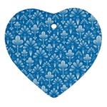 Pattern Heart Ornament (Two Sides) Back