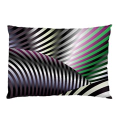 Fractal Zebra Pattern Pillow Case (two Sides) by Simbadda