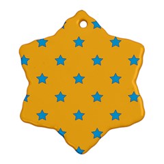 Stars Pattern Ornament (snowflake) by Valentinaart