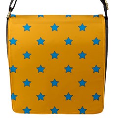 Stars Pattern Flap Messenger Bag (s) by Valentinaart