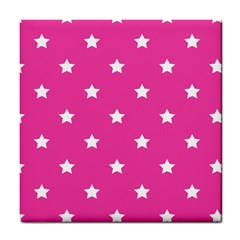 Stars Pattern Tile Coasters by Valentinaart