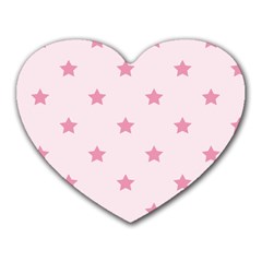 Stars Pattern Heart Mousepads