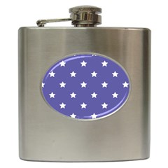 Stars Pattern Hip Flask (6 Oz)