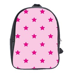 Stars Pattern School Bags (xl)  by Valentinaart