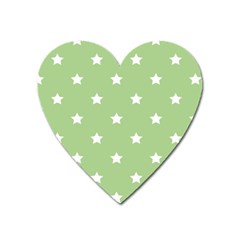 Stars Pattern Heart Magnet