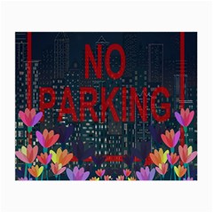 No Parking  Small Glasses Cloth (2-side) by Valentinaart