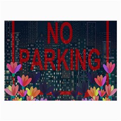 No Parking  Large Glasses Cloth (2-side)