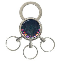 Urban nature 3-Ring Key Chains