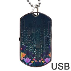 Urban nature Dog Tag USB Flash (One Side)