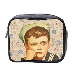 Little Sailor  Mini Toiletries Bag 2-side by Valentinaart