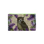 Vintage owl and lilac Cosmetic Bag (XS) Front